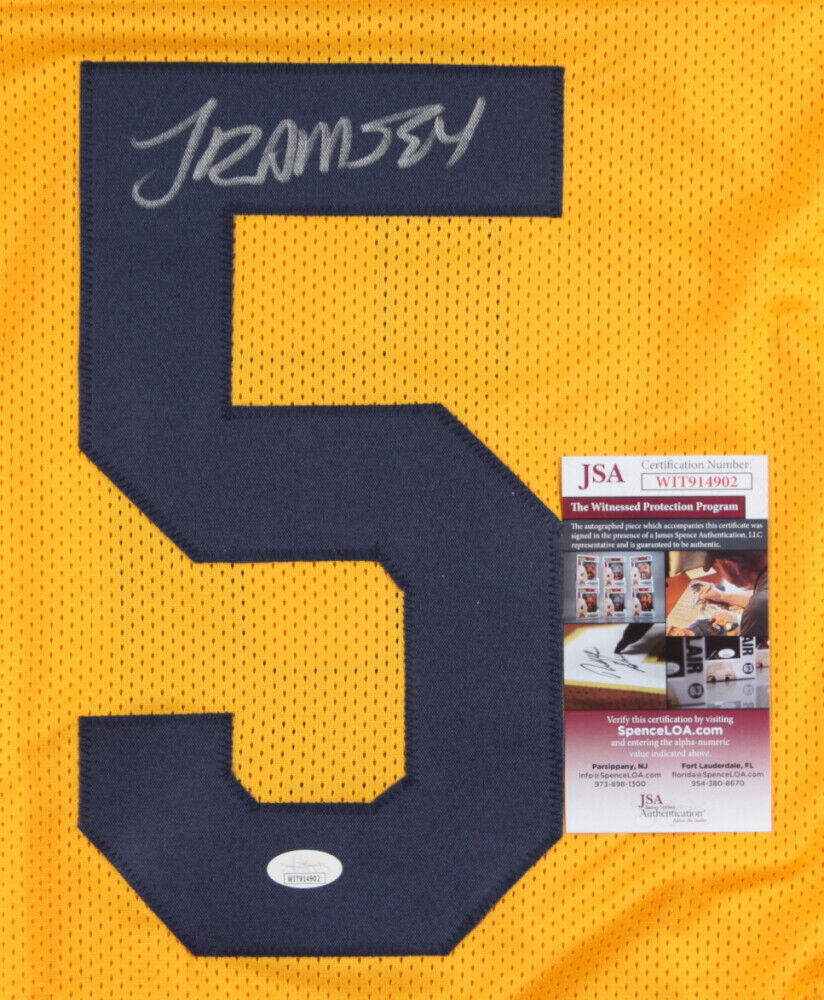 Jalen Ramsey Signed Los Angeles Rams Throwback Jersey (JSA COA) 5xPro Bowl D.B.