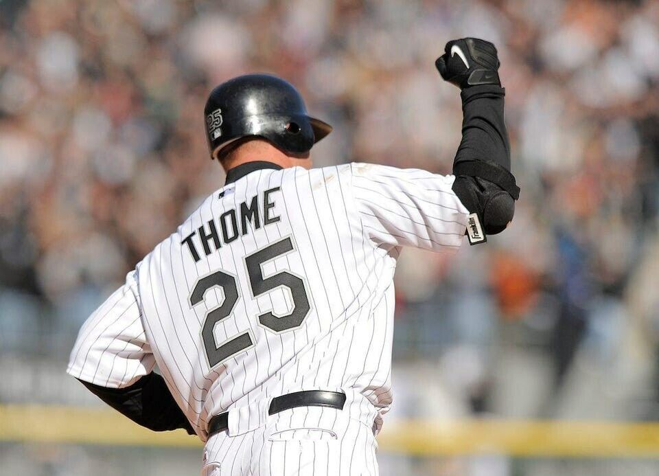 Jim Thome signed Chicago White Sox jersey size 52 JSA Authenticated