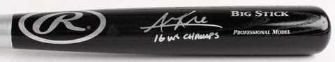 Cubs / Addison Russell Signed Rawlings Big Stick Black Baseball Bat (JSA COA)