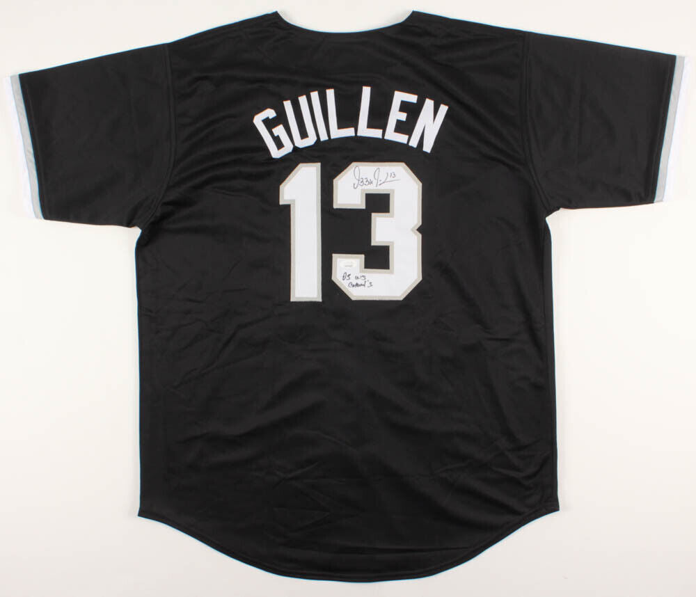 Ozzie Guillen Signed Chicago White Sox Jersey Inscribed 05 WS CHAMP'S –