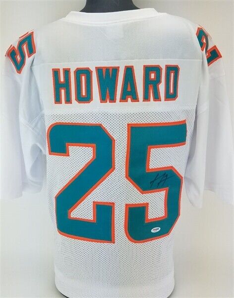 Autographed/Signed Xavien Howard Miami Teal Football Jersey PSA/DNA COA