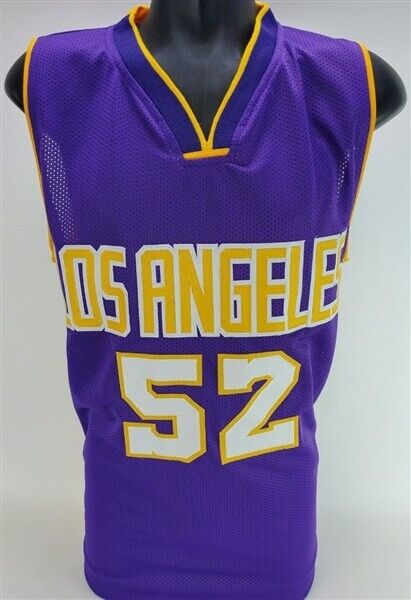 Jamaal Wilkes Signed Los Angeles Lakers Yellow Home Photo Jersey