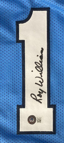 Coach Roy Williams Signed North Carolina Tar Heels Career Stat Jersey (Beckett)