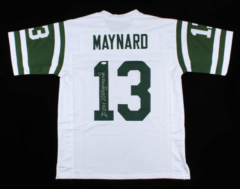 Don Maynard Signed New York Jets Jersey (JSA COA) 1969 Super Bowl Champion Jets