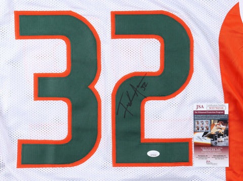 Frank Gore Signed Miami Hurricanes Jersey (JSA COA) Freshman - Junior Uniform #