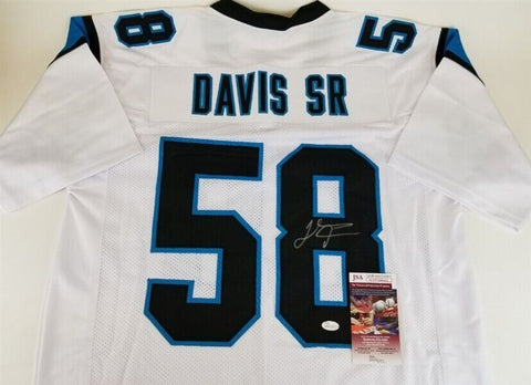 Thomas Davis Sr. Signed Panthers Jersey (JSA COA) 3×Pro Bowl L.B (2015 - 2017)