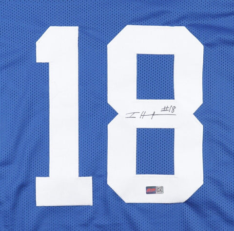 Isaiah Hodgins Signed New York Giants Jersey (Players Ink) 2020 Draft Pick W.R.
