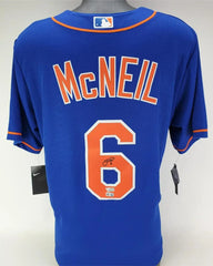 Jeff McNeil Signed New York Mets Nike MLB Authentic Jersey (Fanatics) 2xAll Star