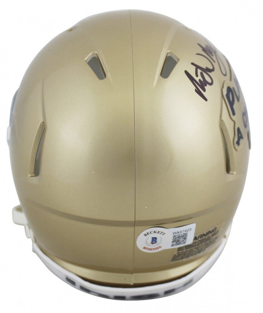Michael Mayer Signed Notre Dame Fighting Irish Speed Mini Helmet (Beckett)