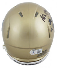 Michael Mayer Signed Notre Dame Fighting Irish Speed Mini Helmet (Beckett)
