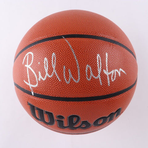 Bill Walton Signed Basketball (Schwartz) Trail Blazers #1 Overall Pck 1974 Draft