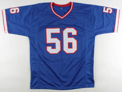 Darryl Talley Signed Buffalo Bills Blue Jersey (JSA COA) 2xPro Bowl Linebacker