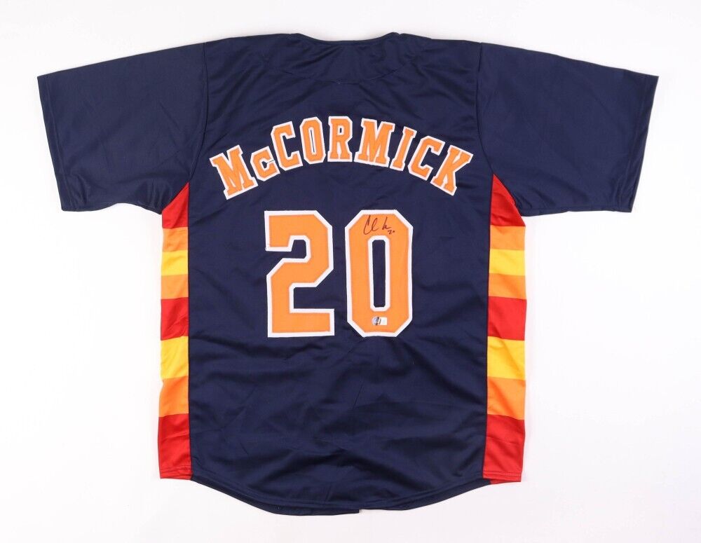 Chas McCormick Signed Houston Astros Jersey (Beckett) 2022 World Champions