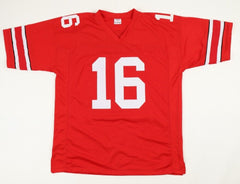 J.T. Barrett Signed Ohio State Buckeyes Jersey (JSA) 38-6 Career Record at Q.B.