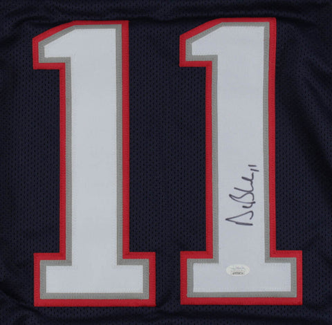 Drew Bledsoe Signed New England Patriots Jersey (JSA COA) Super Bowl XXXVI Q B