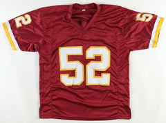 Jamin Davis Signed Washington Commanders Jersey (Beckett) 2021 1st Round Pick WR