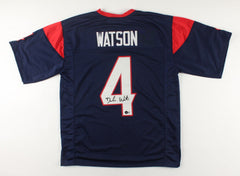 Deshaun Watson Signed Houston Texans Jersey (Beckett COA) Former Clemson Q.B.