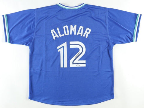 Roberto Alomar Signed Toronto Blue Jays Jersey (PSA) 12×All-Star 2nd Baseman