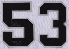 Artis Gilmore Signed White San Antonio Spurs Jersey (Leaf COA) Inscribed HOF 11