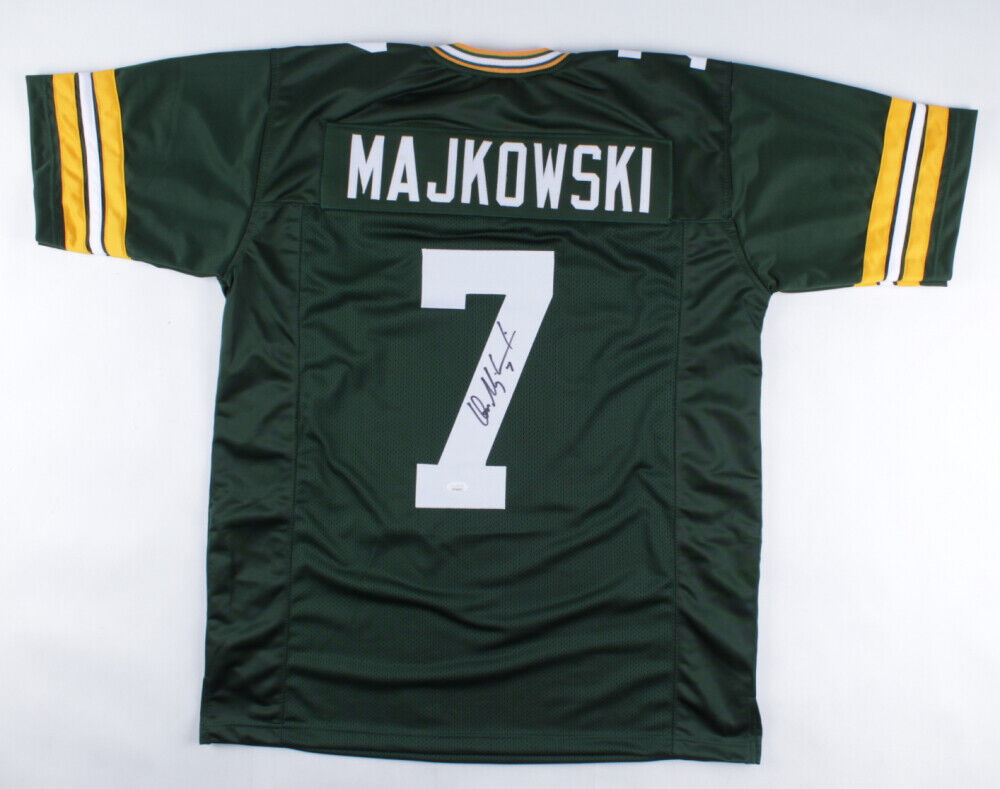 Don Majkowski Signed Packers Jersey (JSA COA) Green Bay's Pre Brett Fa –