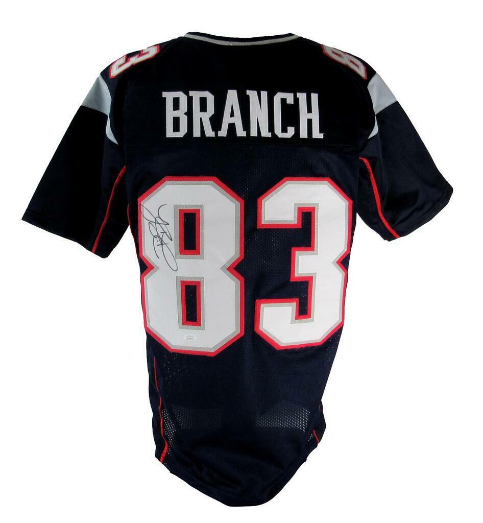 Deion Branch Signed New England Patriots Jersey (JSA COA) Super Bowl XXXIX MVP