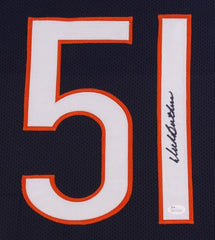 Dick Butkus Signed Bears 35x43 Custom Framed Jersey (JSA) 8× Pro Bowl /1965–1972