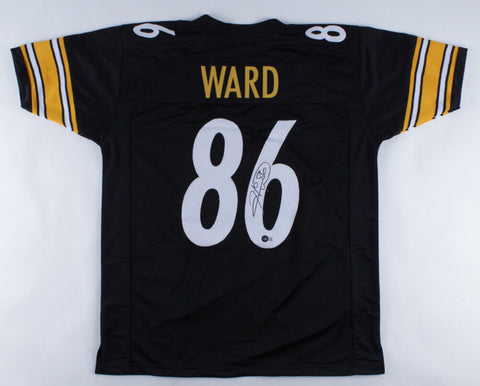 Hines Ward Signed Pittsburgh Steelers Jersey (Beckett COA)  2×Super Bowl Champ