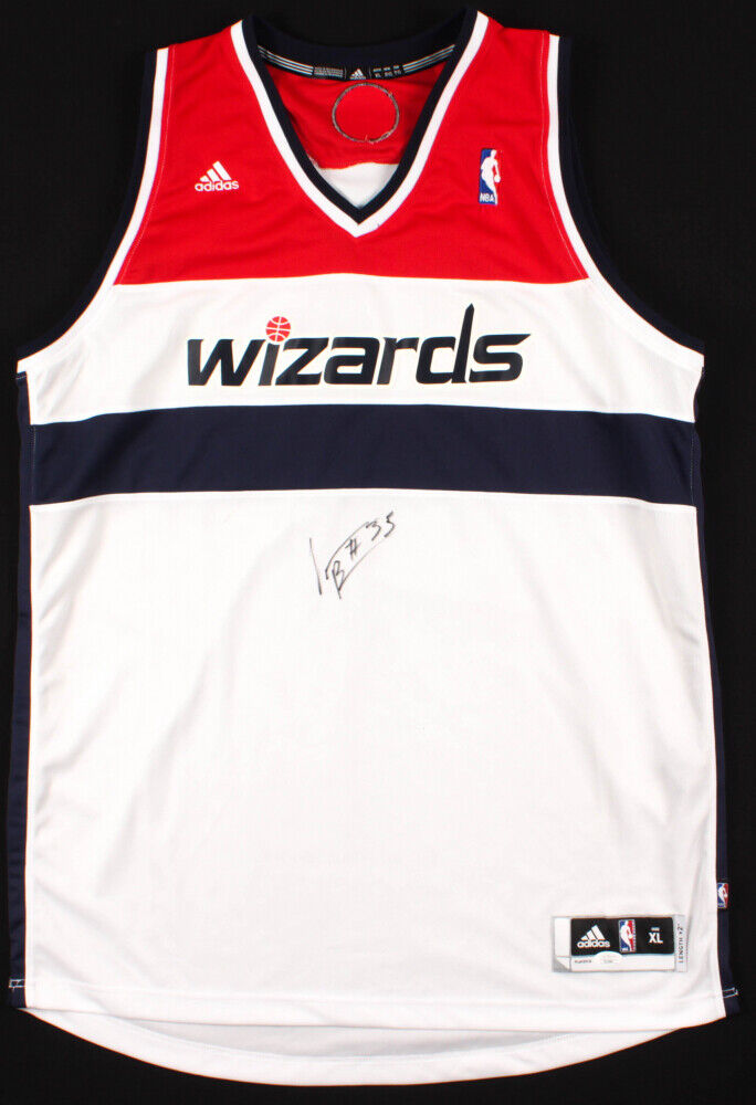 Trevor Booker Signed Washington Wizards Custom On Court Style