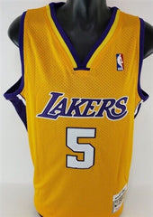 Robert Horry Signed L.A Lakers Jersey (PSA COA) Los Angeles 7xNBA Champ / Foward