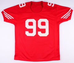 Aldon Smith Signed San Francisco 49ers Jersey (Beckett COA)  2012 Pro Bowl LB