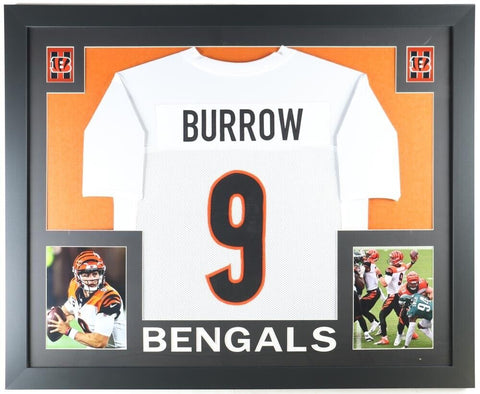 Joe Burrow Cincinnati Bengals 35"x43" Framed Jersey / Super Bowl LVI Quarterback