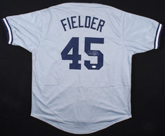 Cecil Fielder Signed Yankees "Big Daddy" Jersey (JSA COA) 1996 World Champions