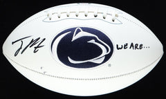 Joey Porter Jr Signed Penn State Nittany Lions Logo Football (PSA COA) Steelers