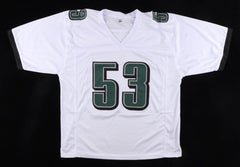 Hugh Douglas Signed Philadelphia Eagles Jersey (JSA COA) 3xPro Bowl Def. Lineman