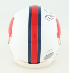 O. J. Simpson Signed Buffalo Bills Throwback Mini-Helmet (Schwartz Sports COA)