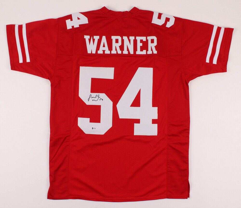 Fred Warner Signed San Francisco 49ers Jersey (Beckett COA) 2020 Pro Bowl L.B.