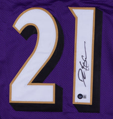 Deion Sanders Signed Baltimore Ravens Jersey (Beckett Holo) "Neon Deion"