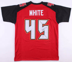 Devin White Signed Tampa Bay Buccaneers Jersey (Beckett COA) #5 Overall pk 2019