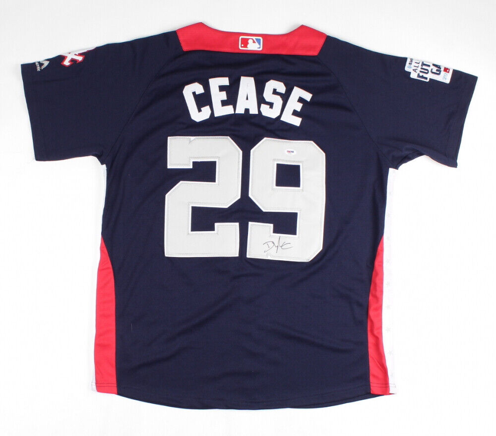 Dylan Cease Signed 2018 Futures Game Team USA Jersey (PSA COA) Chicago Pitcher