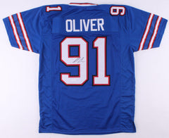 Ed Oliver Signed Buffalo Bills Blue Jersey (JSA COA) 2019 1st Round Draft Pick