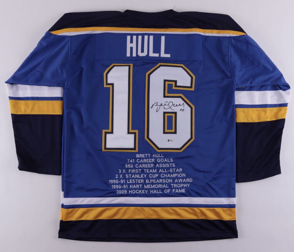 NHL Brett Hull Signed Jerseys, Collectible Brett Hull Signed