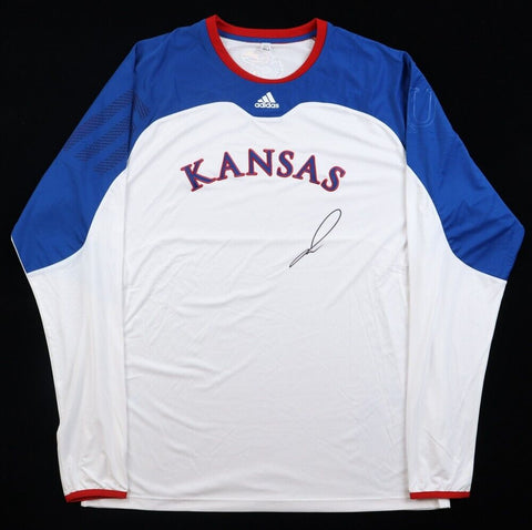 Jalen Wilson Signed University of Kansas Jayhawk Basketball Warm-Up Jersey (PSA)