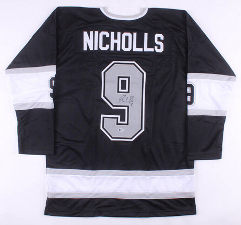 Bernie Nicholls Signed L.A. Kings Jersey (Beckett COA) Scored 475 NHL Goals