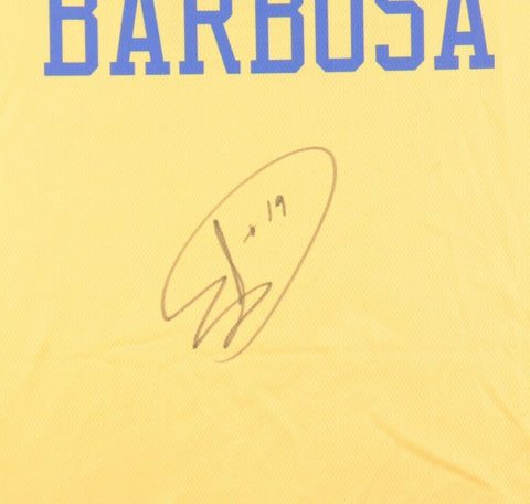 Leandro Barbosa Signed Golden State Warriors Jersey (Steiner) 2003 1st Round Pck
