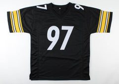 Cameron Heyward Signed Pittsburgh Steelers Jersey (Beckett) 3xPro Bowl D-Lineman