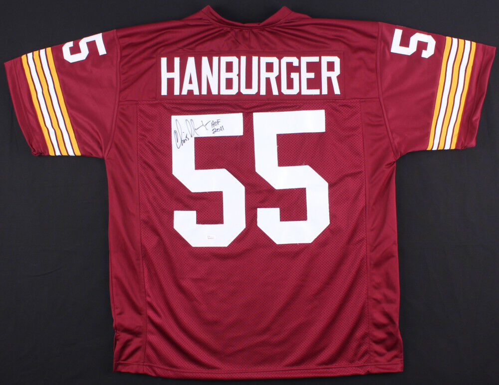 CHRIS HANBURGER  Washington Redskins 1969 Wilson Throwback NFL Football  Jersey