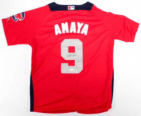 Miguel Amaya Signed 2018 Futures All-Star Game Jersey (JSA COA) Cubs Catcher