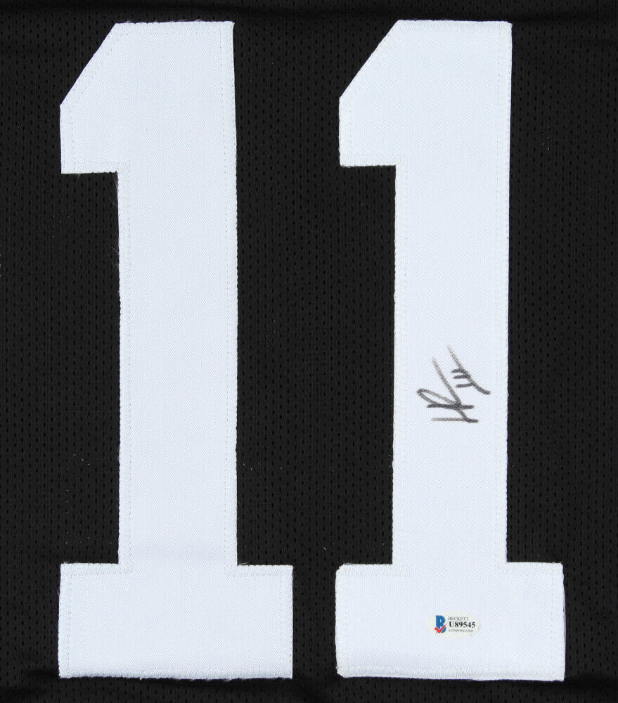 Henry Ruggs Signed Raiders Jersey (Beckett COA) Las Vegas Wide Receive –