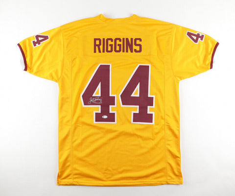 John Riggins Signed Washington Redskins Throwback Jersey (Beckett COA) HOF R.B.