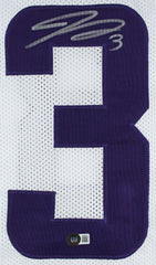 Jordan Addison Signed Minnesota Vikings Jersey (Beckett) 2023 1st Round Pick WR